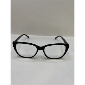 Draper James Eyeglasses Frames DJ5026 001 BLACK Gray Striped Cat Eye 52-16-140